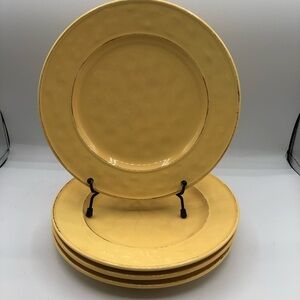 4 Pier 1 Martillo Mango Salad Plates 8.5” NEW, unused